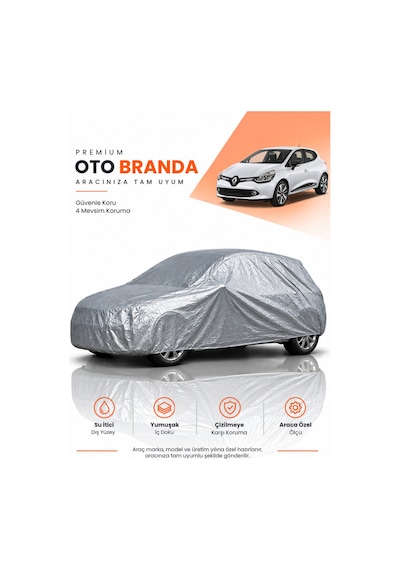 Renault Clio 4 2012-2019 Hatchback Uyumlu Araba Brandası Oto Branda Araba Örtüsü Araç Çadırı
