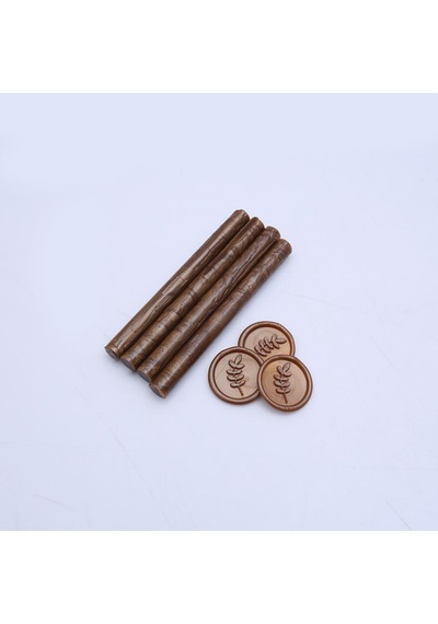 Mühür Mumu Çubuk 11mmx120mm 10 lu Paket Model: 547 KARAMEL BRONZ