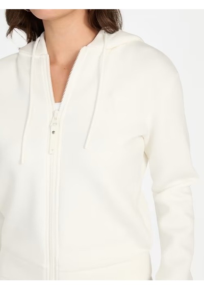 Guess Kadın Sweatshirt V3rq11k7uw2 Ekru