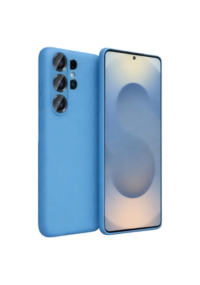 Samsung Galaxy Uyumlu - S26 Ultra Nano İçi Kadife Silikon - Mavi