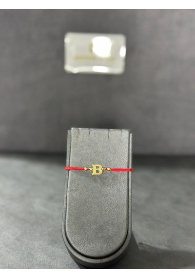 Baykal Kuyumculuk 14 Ayar Altın Harf Bileklik B Harfi 0.35 Gr.
