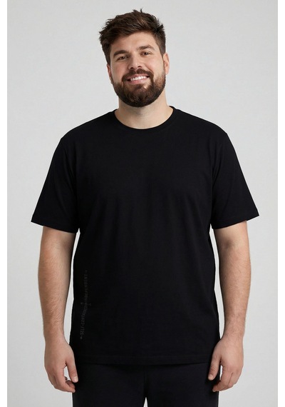 Baskılı Rahat Form 2li Paket Siyah-beyaz Büyük Beden Erkek T-shirt - 88472 Siyah - Beyaz Baskılı Rahat Form 2li Paket Siyah-beyaz Büyük Beden Erkek T-shirt - 88472 Siyah - Beyaz