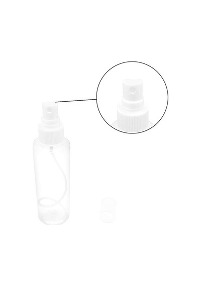 Güvenç Ambalaj 100 ml Sprey Kapaklı Dezenfektan ve Kolonya Boş Şişesi 5 Adet