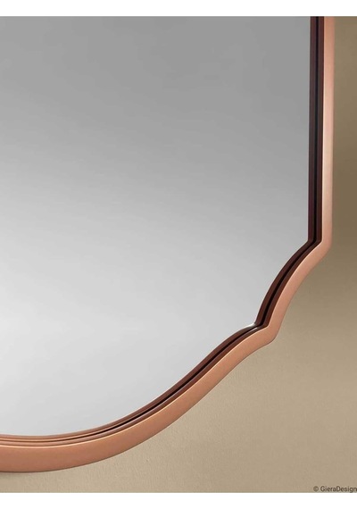 Tr Asimetrik Duvar Aynası/düzensiz Dekor Ayna/banyo Aynası/konsol Aynası Bronz 60 X 80 Genel
