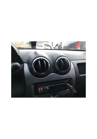 Dacia Logan 2004-2012 Arası Krom Havalandırma Çerçevesi 4 Prç. Paslanmaz Çelik Dclgkihçç0000001