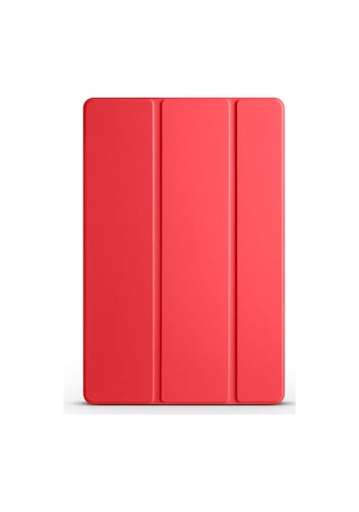 Galaxy Tab A9 Uyumlu Zore Smart Cover Standlı 1-1 Kılıf-kırmızı Tablet Kılıfı