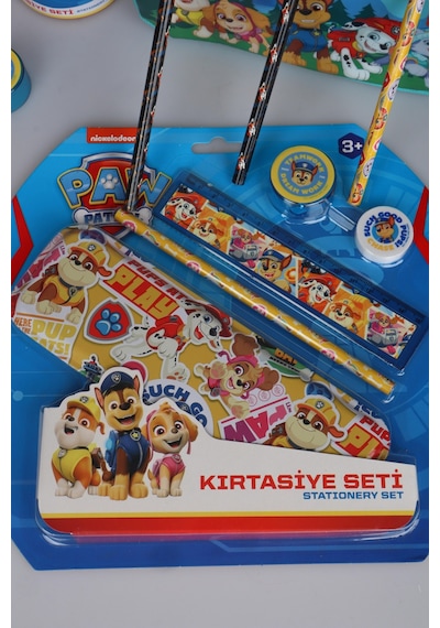 X Dekomus Lisanslı Paw Patrol Kırtasiye Seti Okul,beslenme Ve Kalem Çantası,not Defteri,2 Adet Kurşun Kalem,cetvel,silgi,kalemtraş Diğer