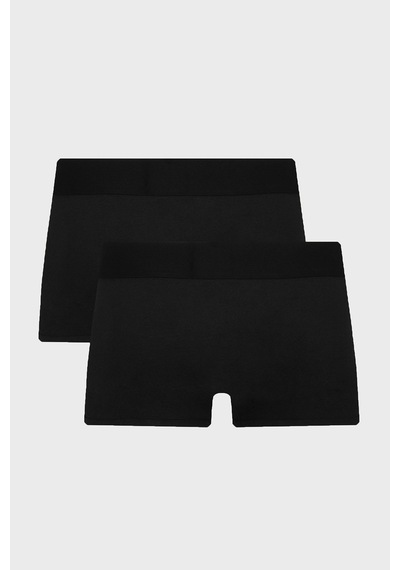 Palm Angels Logolu Pamuklu 2 Pack Boxer Erkek Boxer Pla1umbtr11bı Siyah