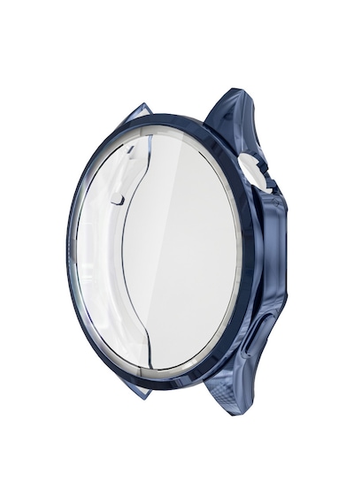 Huawei Watch Gt4 46mm Uyumlu Kasa Ekran Koruyucu 360 Tam Koruma Kılıf Kapak Lacivert