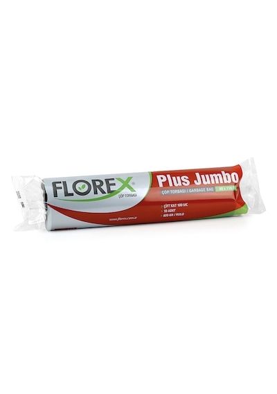 Şeylişeyler - Florex Klasik Seri Plus Jumbo Çöp Poşeti C Katlama Kod 517 10 Paket