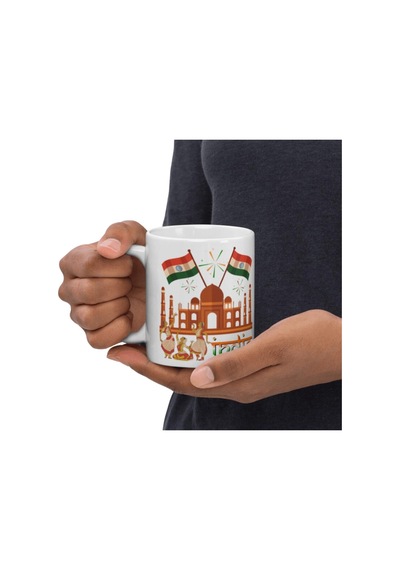 Hindistan Kupa Bardak 2 Adet Seyahat Hatıra India Mug