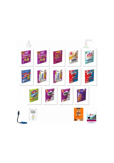 Muba 8. Sınıf Lgs Matematik Fen Paragraf Premium 14 Kitap Seti