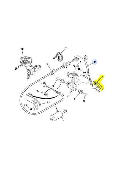 Citroen Xsara Gaz Pedal Lastik 2000-2006 160408 1.4 Hdı