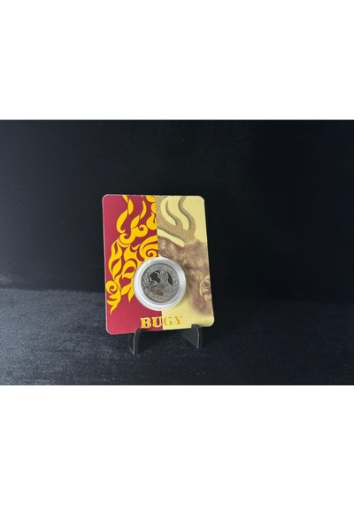 Kazakistan 100 Tenge Hatıra Blister Bugy Geyik Hatıra Para Çil