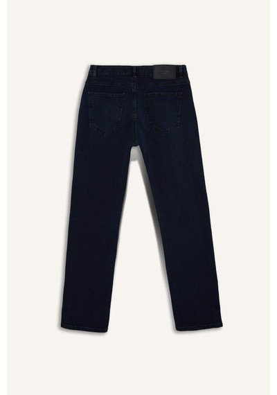 Defacto Sergio Regular Fit Normal Bel Boru Paça Jean Pantolon W7086az25aunm83 İndigo-nm83