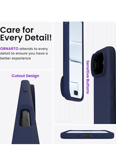 Apple Uyumlu iPhone 17 Air Içi Kadife Lansman Kılıf Ve 5d Tam Kaplayan Cam Ekran Koruyucu Lacivert