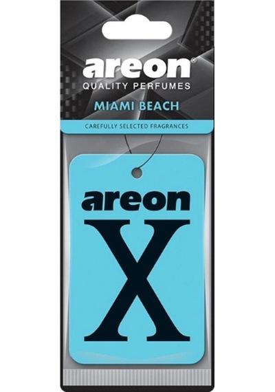 Areon X Miami Beach Turkuaz-siyah Oto Araç Kokusu