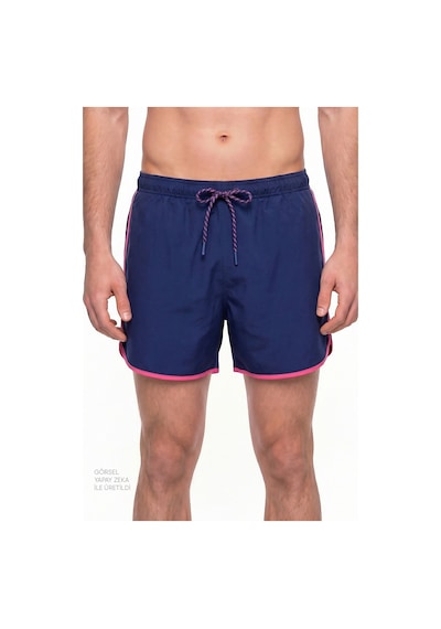Penti Erkek Lacivert Pink Binding Deniz Şortu