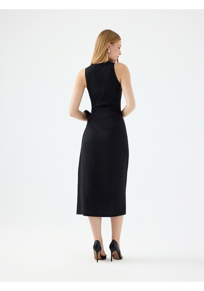 Kadın Regular Fit Elbise Lf2039201 Black Siyah