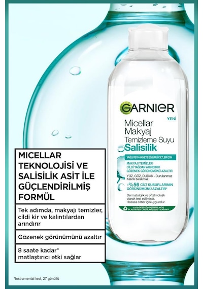Salisilik Micellar Makyaj Temizleme Suyu 400ml 3600542661706-11186 Salisilik Micellar Makyaj Temizleme Suyu 400ml 3600542661706-11186