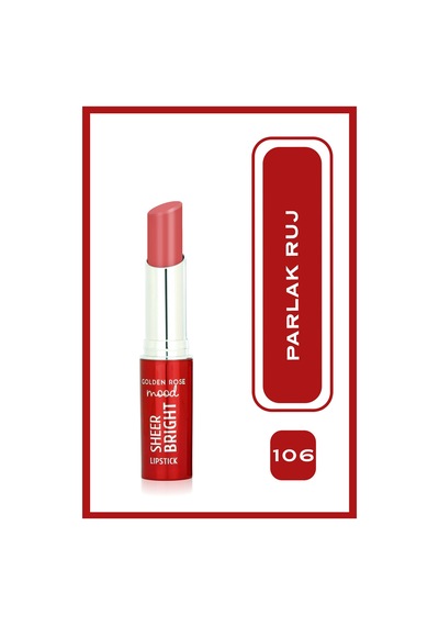 Mood Sheer Parlak Ruj No:106 Peachy Pink Peachy Pink