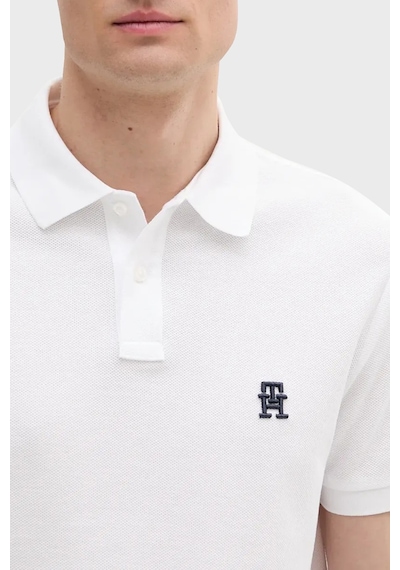 Tommy Hilfiger Erkek Polo Yaka T Shirt Mw0mw33167 Ybr Beyaz Beyaz