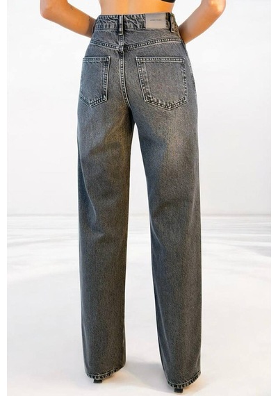 Lacarino 7850 Straıght Kadın Jean Pantolon Onyx Black
