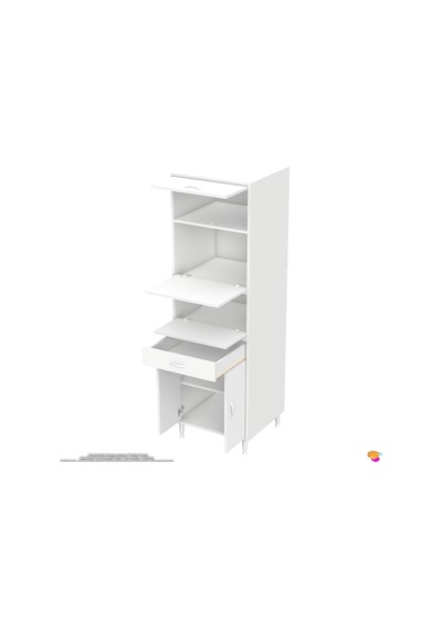 Modilayn Ennet: 60x194.6x48 Cm. Ekmeklikli Kiler Dolabı. 1 Çekmece, 5 Kapaklı. Mutfağınıza Özel Beyaz Modilayn Ennet: 60x194.6x48 Cm. Ekmeklikli Kiler Dolabı. 1 Çekmece, 5 Kapaklı. Mutfağınıza Özel Beyaz