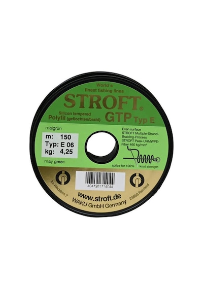 Stroft Gtp Typ E May Green Haki E1 0,08mm 150mt İp Misina - Standart
