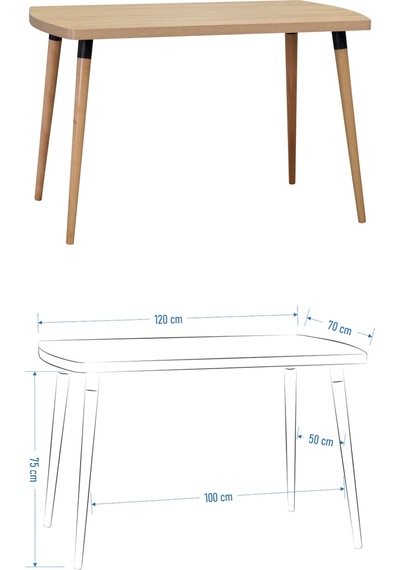 Vilinze Eames Sandalye Argos Ahşap Mdf Sabit Mutfak Masası Takımı - 70x120 Cmtk-argos-70120-nn-eames-nb Beyaz Vilinze Eames Sandalye Argos Ahşap Mdf Sabit Mutfak Masası Takımı - 70x120 Cmtk-argos-70120-nn-eames-nb Beyaz