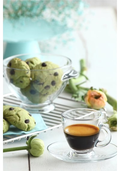 Lav Roma Cam Espresso Fincan Seti 6 Kişilik 95 ml (6 Espresso Fincanı ,6 Fincan Tabağı)