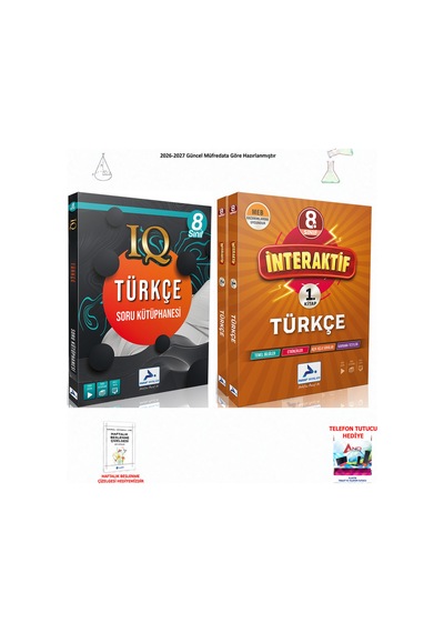 Paraf 8. Sınıf Lgs Türkçe Iq+interaktif 2 Kitap Seti
