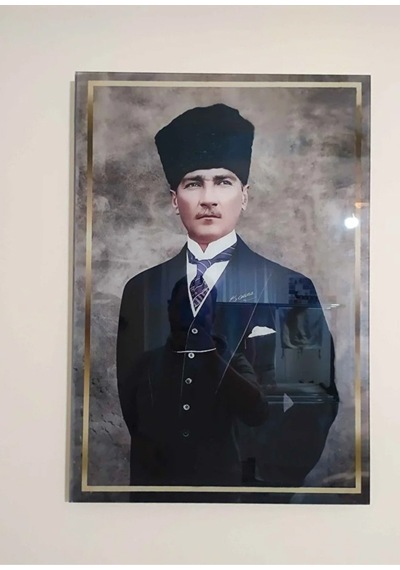 Atatürk Cam Tablo Evlika 34