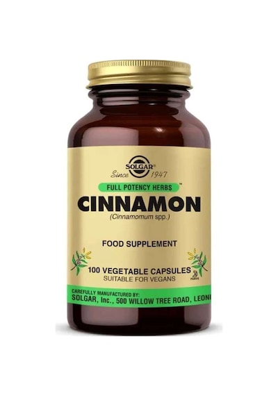 Sol-gar Cinnamon 100 Bitkisel Kapsül