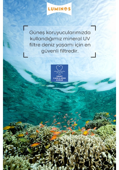 Luminos Çinko Oksit Mineral Filtreli Doğal Güneş Kremi SPF50+ 50 ML