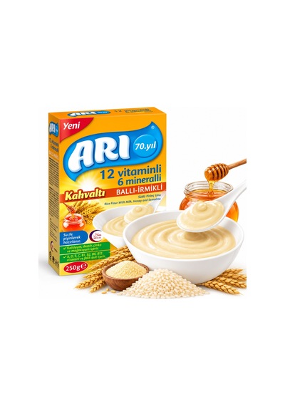 Arı Mama Pirinç Unu Ballı İrmikli 250 Gr 6 Lı