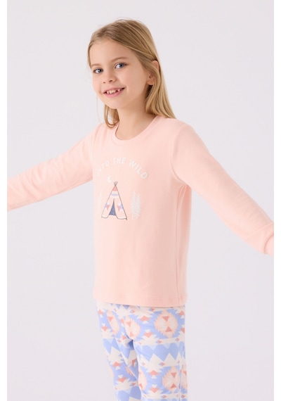 Arnetta Kız Çocuk Pembe Pijama Takımı Ar3097-c-v2 Pembe