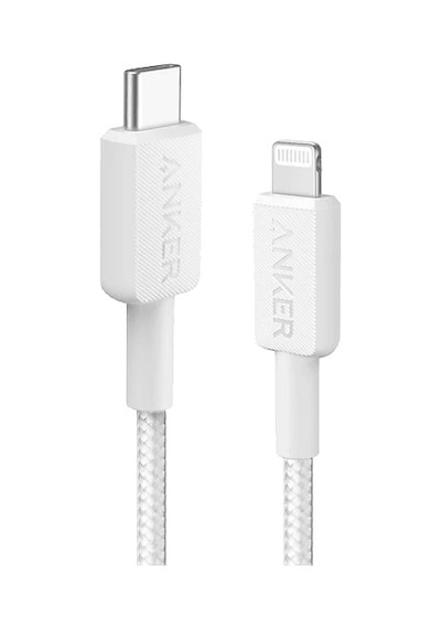 Anker 322 Usb-c To Lightning 1.8 M MFI Lisanslı Şarj ve Data Kablosu Beyaz