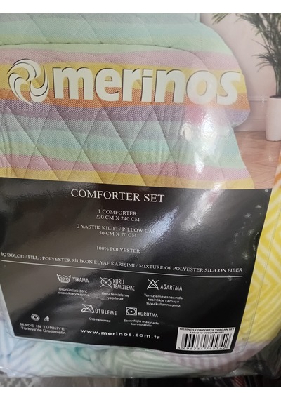 Comforter Çift Kişilik Yorgan Set / 220x240 / Çeyiz / Yorgan /set Çok Renkli