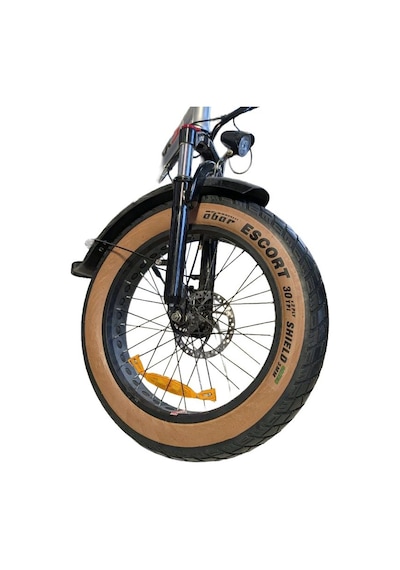 Heugers 20x4.0 E-bike Zırhlı Dış Lastik Seti Ön + Arka Amber Yanaklı, Düşük Yuvarlanma Dirençli,