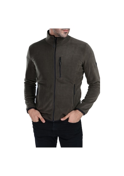 Ghassy Co. Ghassyco. Erkek Tam Fermuarlı Polar Ceket Camel