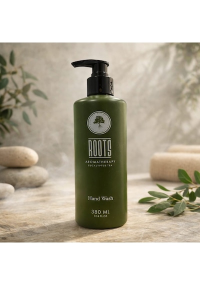 Roots Aromatherapy Okaliptüs Çayı Özlü Sıvı El Sabunu 380 Ml Ferahlatıcı & Nemlendirici El Yıkama Jeli