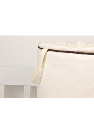 HS Hometex Annesinin Kuzusu Nakışlı Bez Kirli ve Oyuncak Sepeti