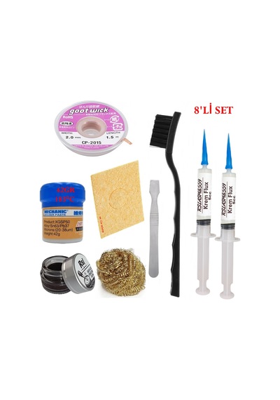 Mechanic Krem Lehim 183 C 42gr Havya Uc Temizleyici Flux Lehim Toplama Cp-2015 Lehim Emme Teli Spatula Stk04