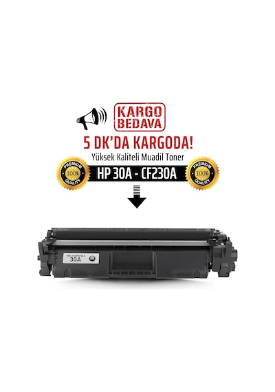 Pazaravrasya Hp Cf230A Çipli Uyumlu Toner /Np/M203D/M203Dw/M227D/M227Fdw