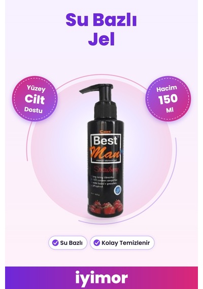 Çilek Aromalı Su Bazlı Kayganlaştırıcı Jel İyimor
