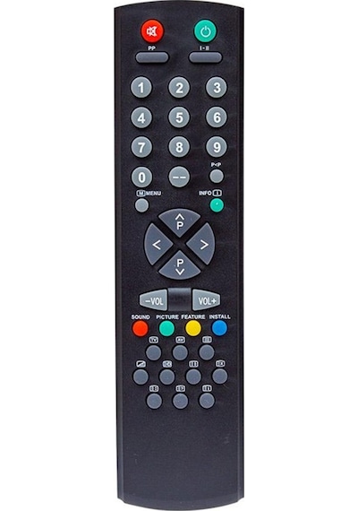 Vestel Uyumlu 2040 Siyah L Serisi Tv Kumandası