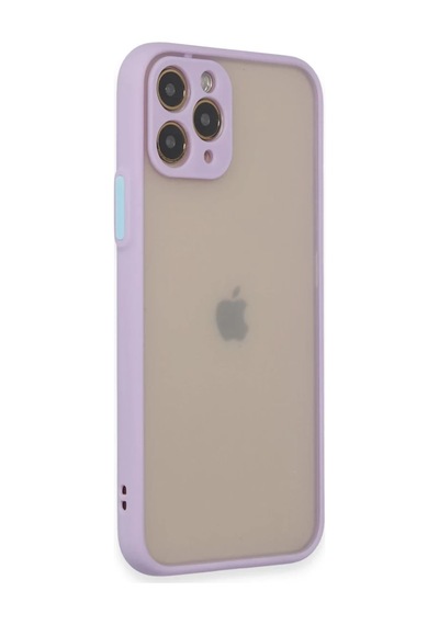 İphone 11 Pro Kılıf Montreal Silikon Kapak - Mor
