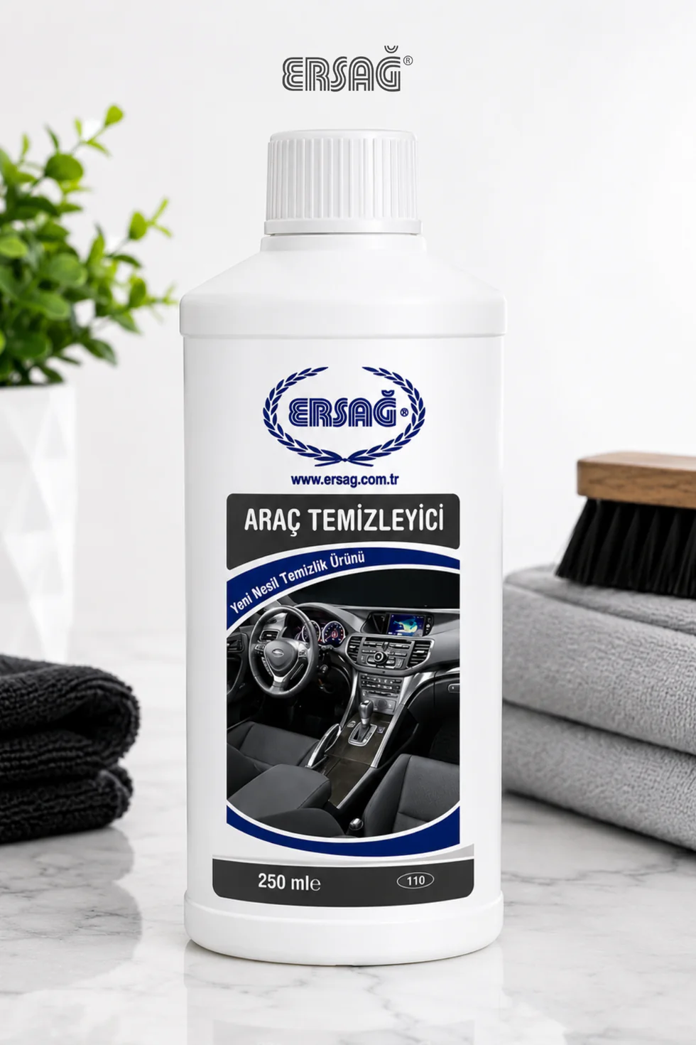 Ersağ Araç Temizleyici 250 Ml Tekli