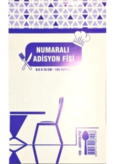 Gülpaş Adisyon Fişi Büyük 2/50 - 3 Adet